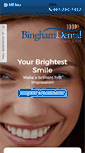 Mobile Screenshot of binghamdentalutah.com